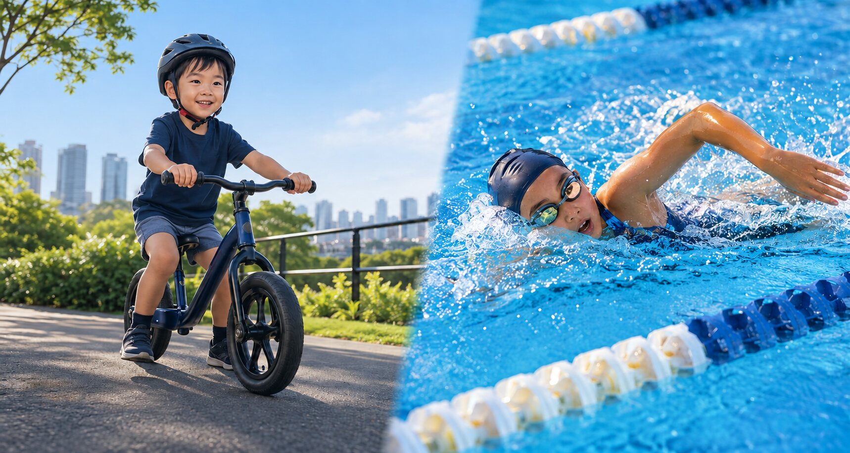 MooOink Active brings together balance biking and competitive swimming for Singapore families
